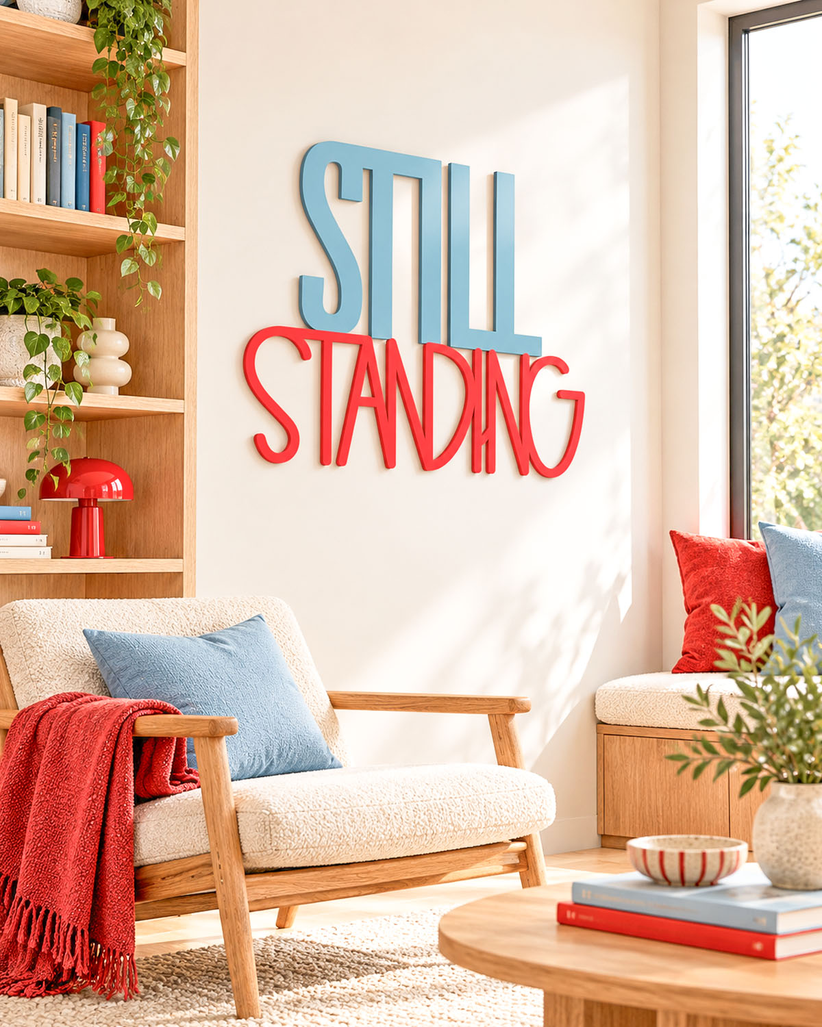 Scritta in legno Still Standing
