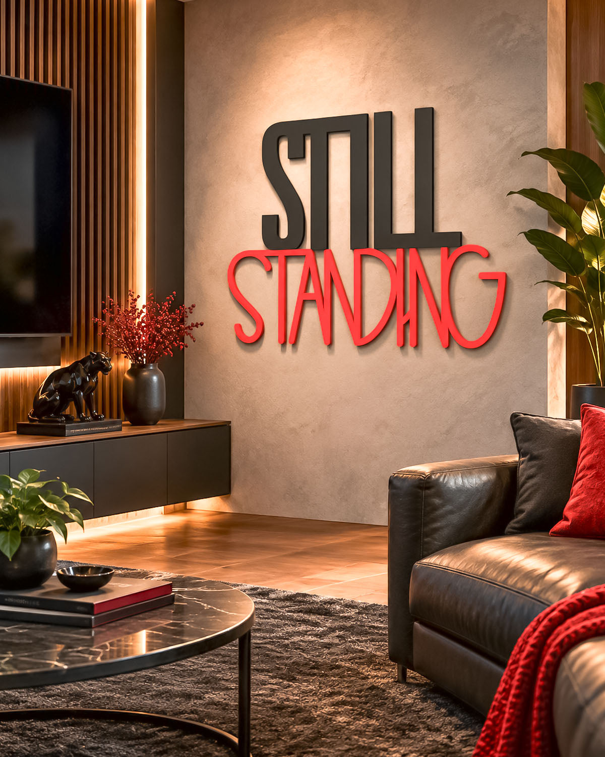 Scritta in legno Still Standing