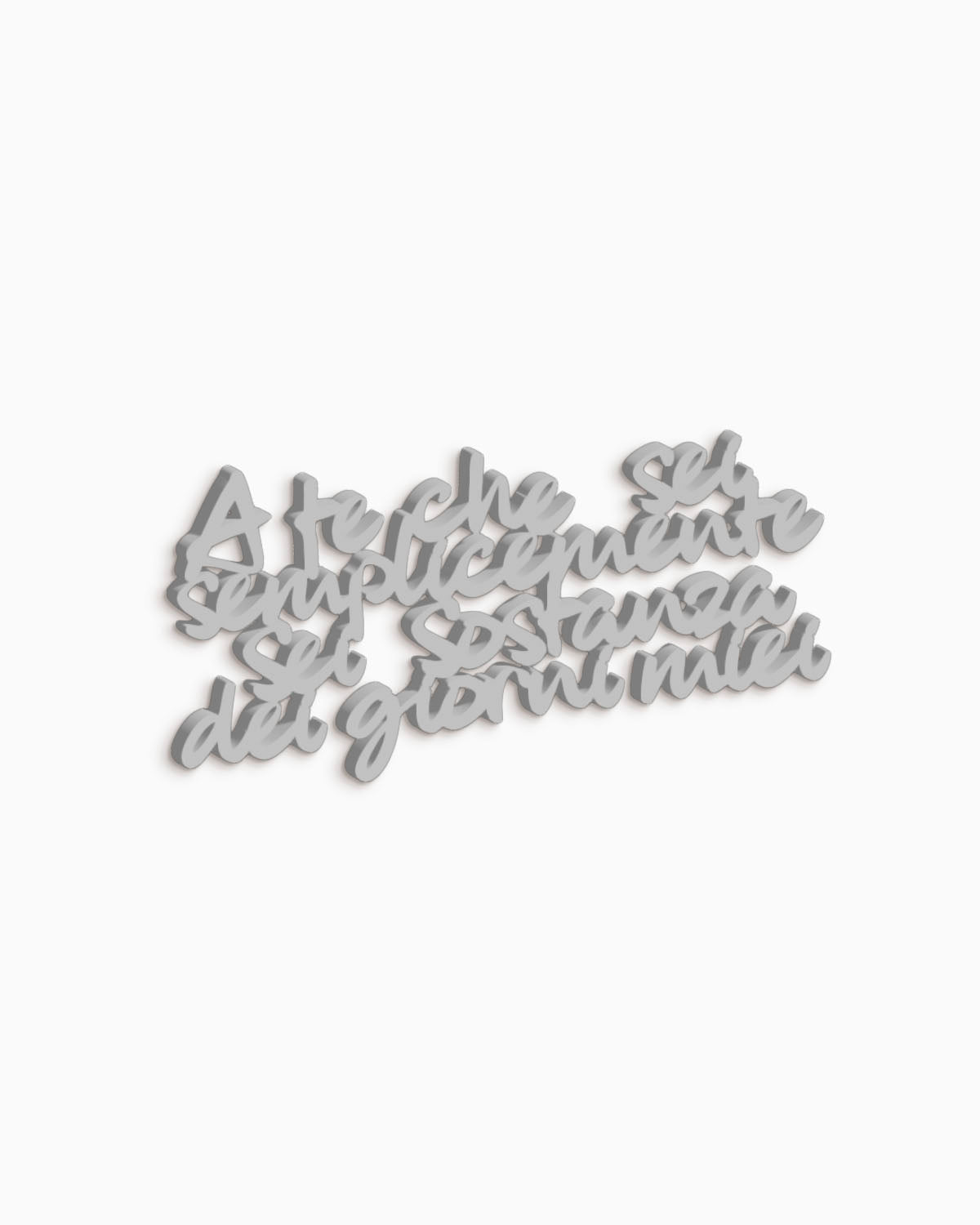 scritta da parete per la casa, decorazione murale moderna #colore_grigio-medio