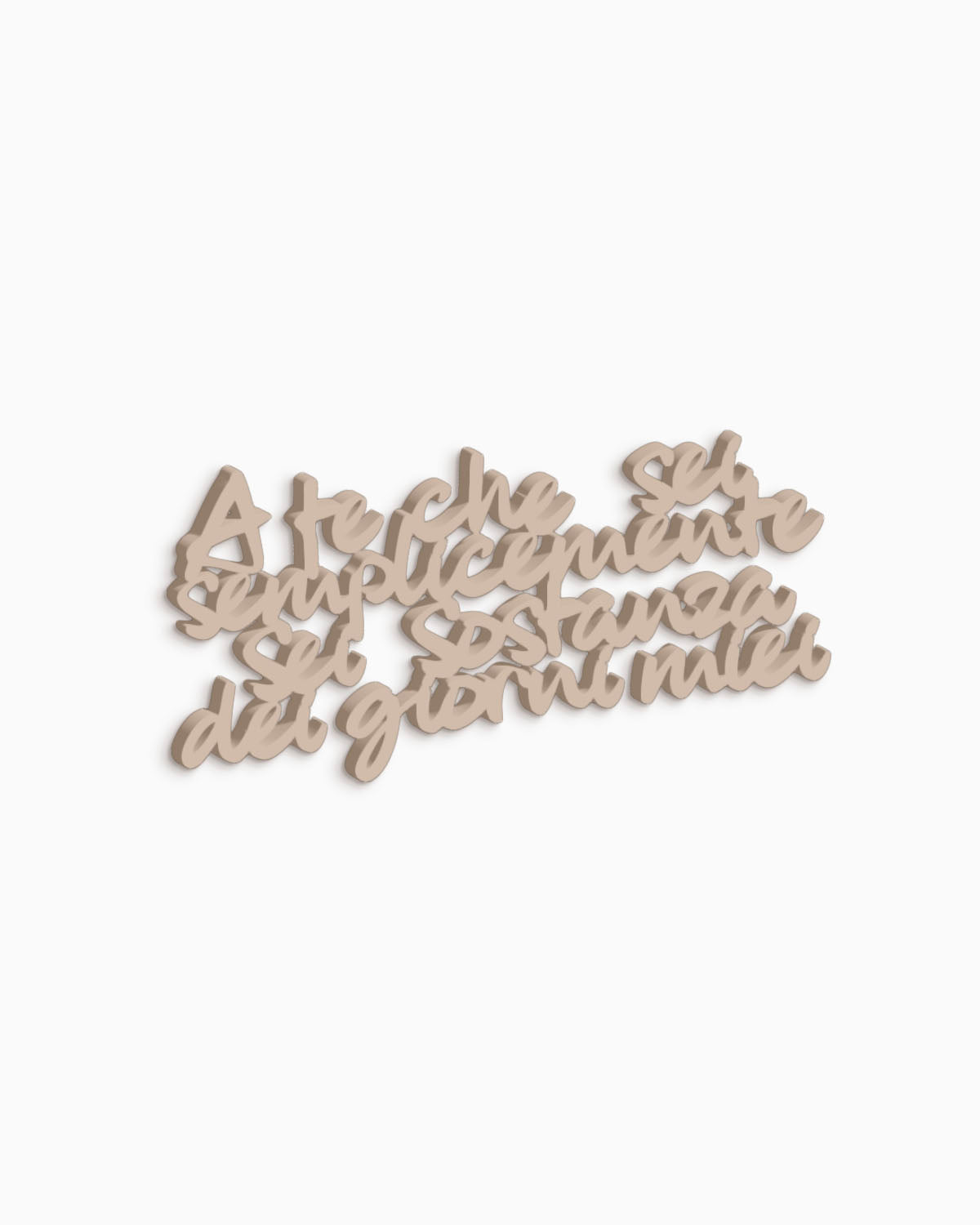 scritta da parete per la casa, decorazione murale moderna #colore_tortora