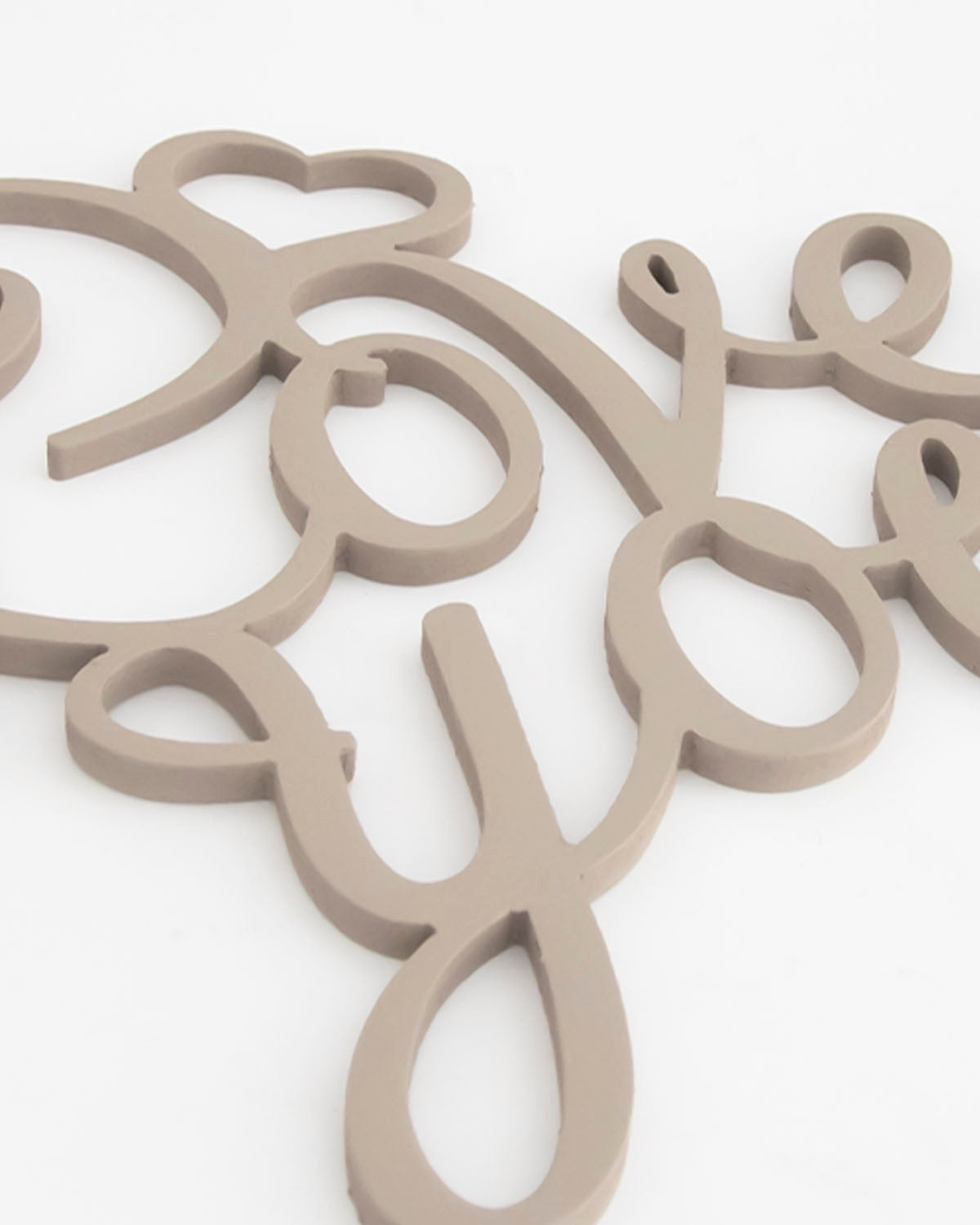 scritta decorativa in legno decorazione da appendere arredo casa idea regalo #colore_tortora