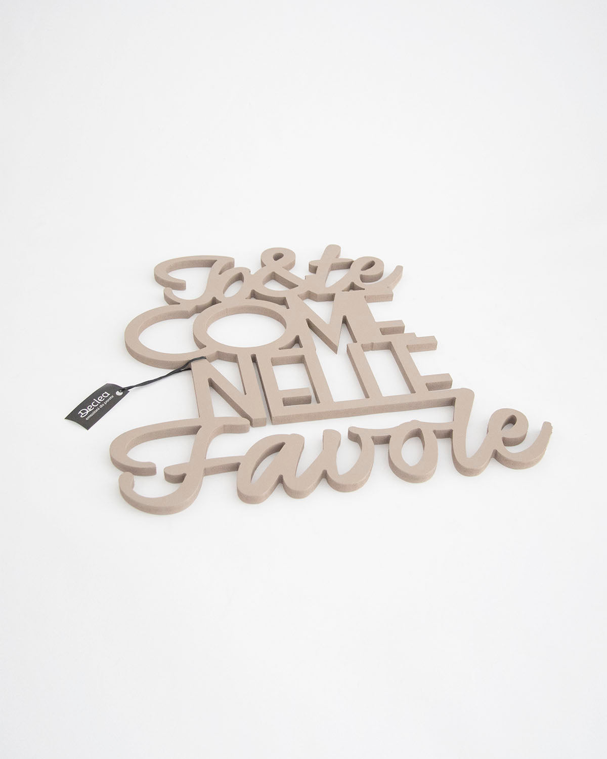 scritta in legno da appendere, decorazione murale ideale per il salotto o la camera da letto
