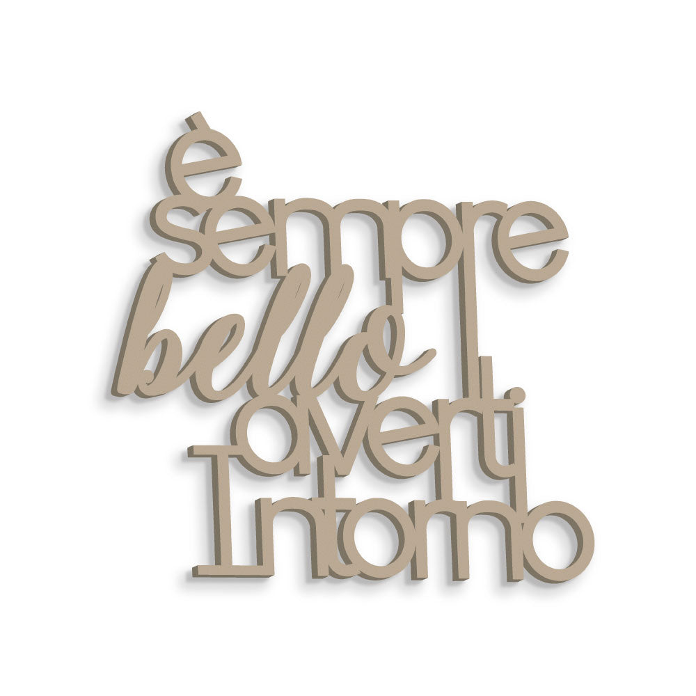 Sempre bello averti intorno