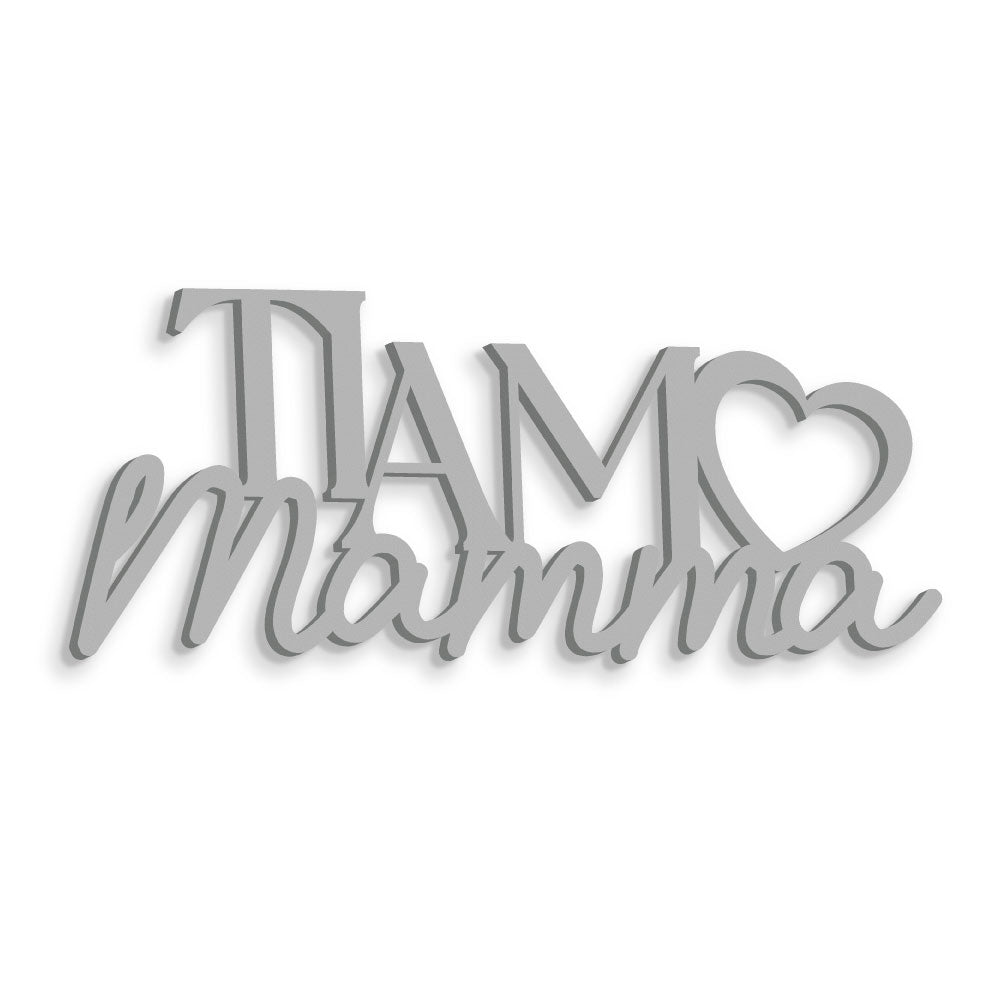 Scritta in Legno Ti Amo Mamma