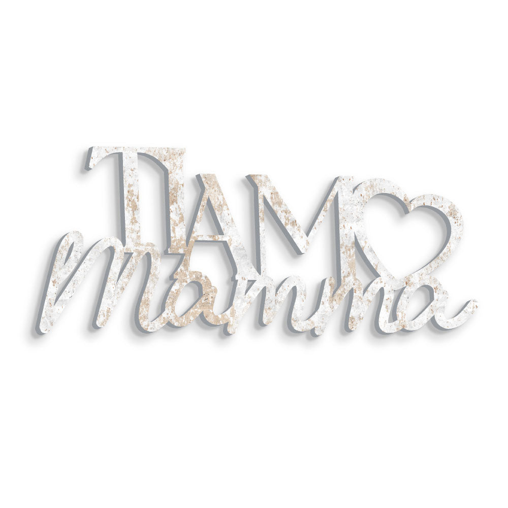 Scritta in Legno Ti Amo Mamma