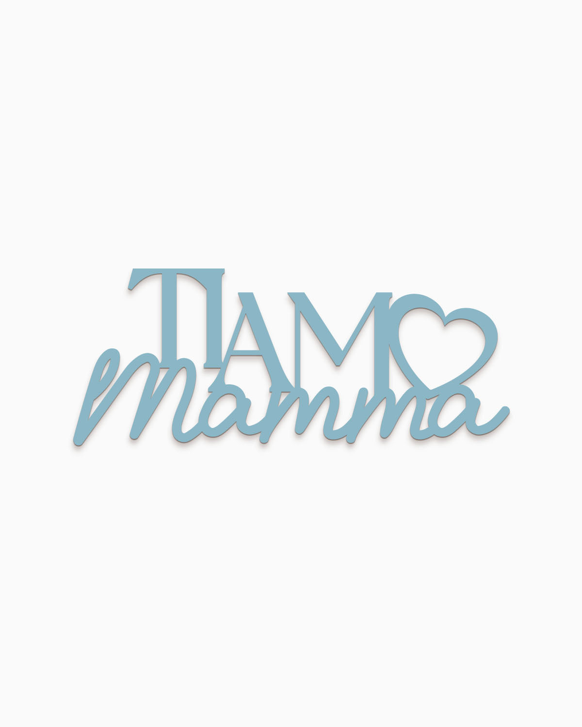 Scritta in Legno Ti Amo Mamma