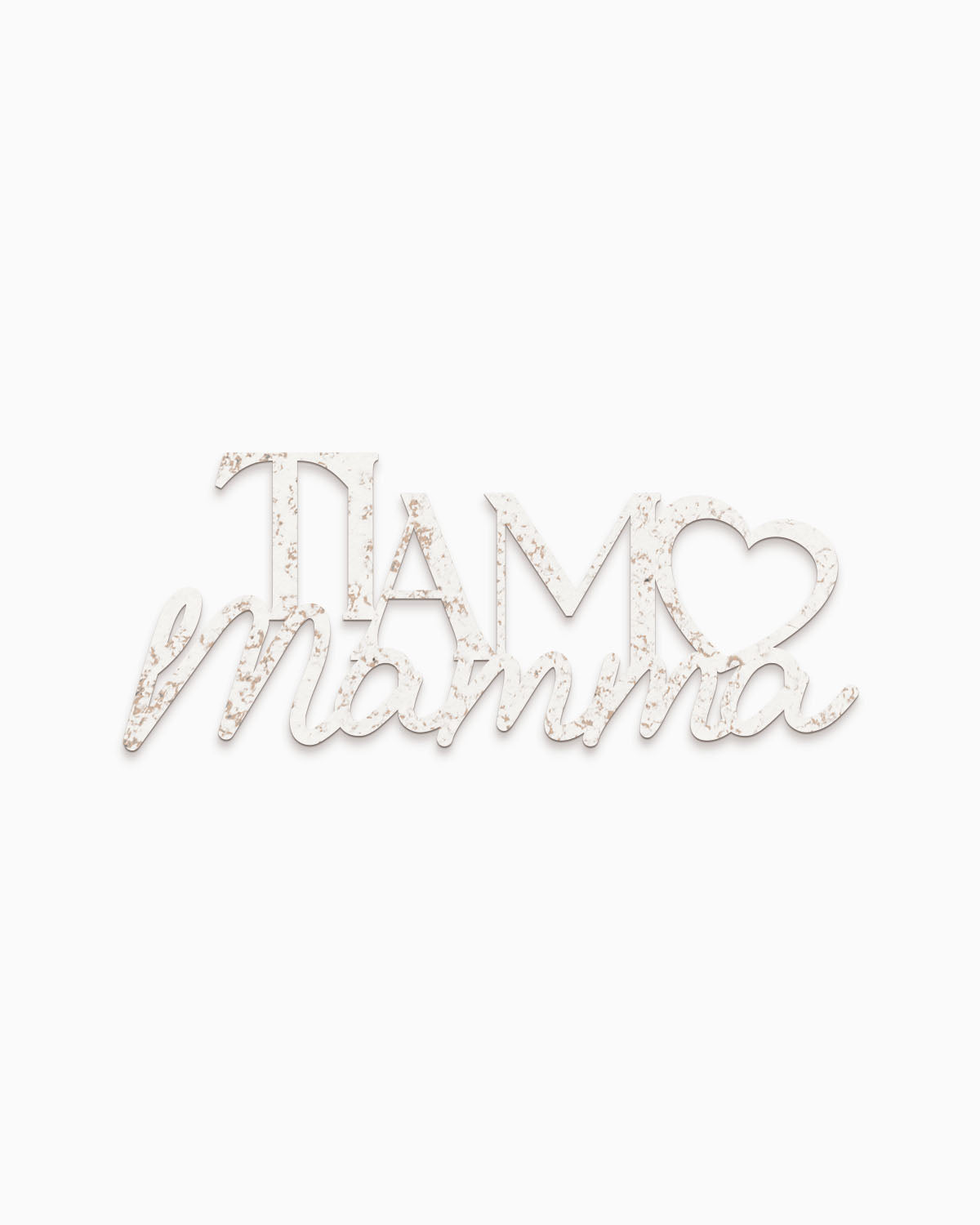 Scritta in Legno Ti Amo Mamma