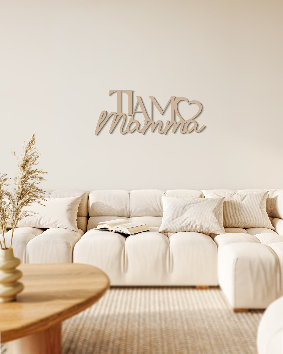 Scritta in Legno Ti Amo Mamma