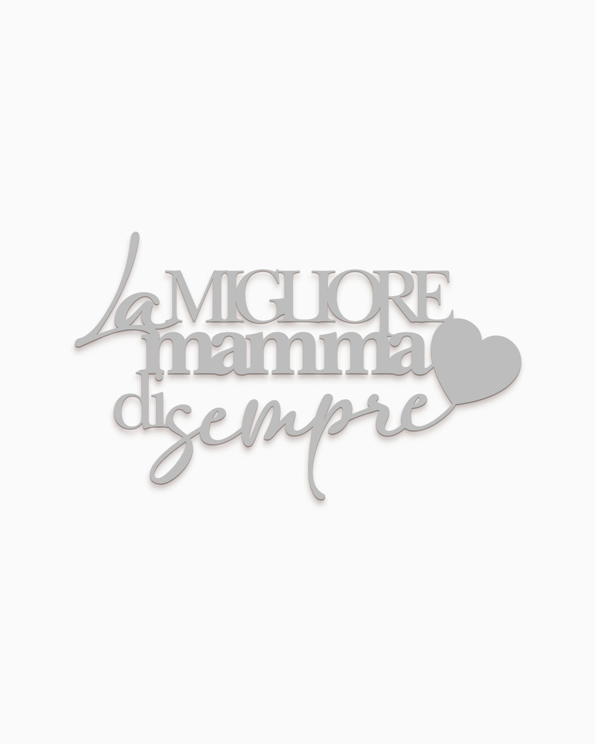 Scritta in Legno La migliore mamma