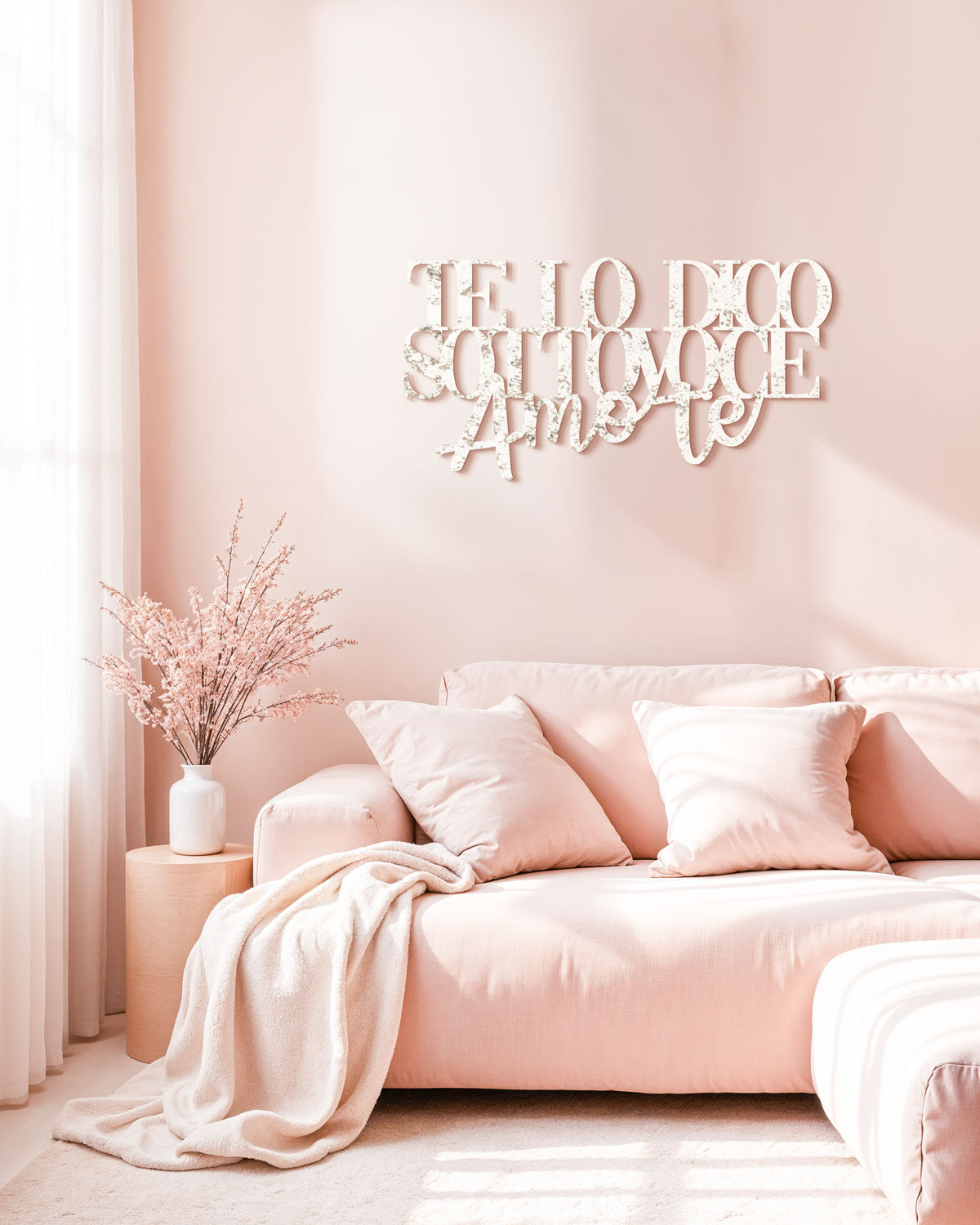 Scritta in Legno Te lo dico Sottovoce