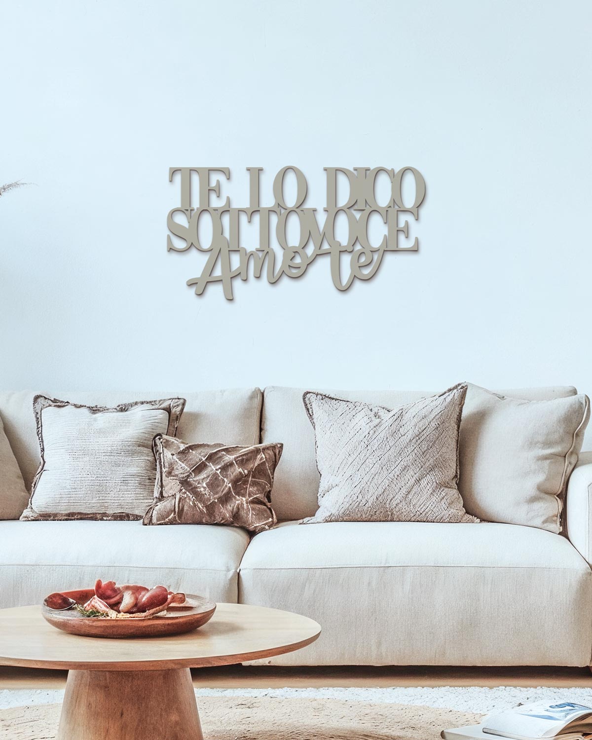 Scritta in Legno Te lo dico Sottovoce