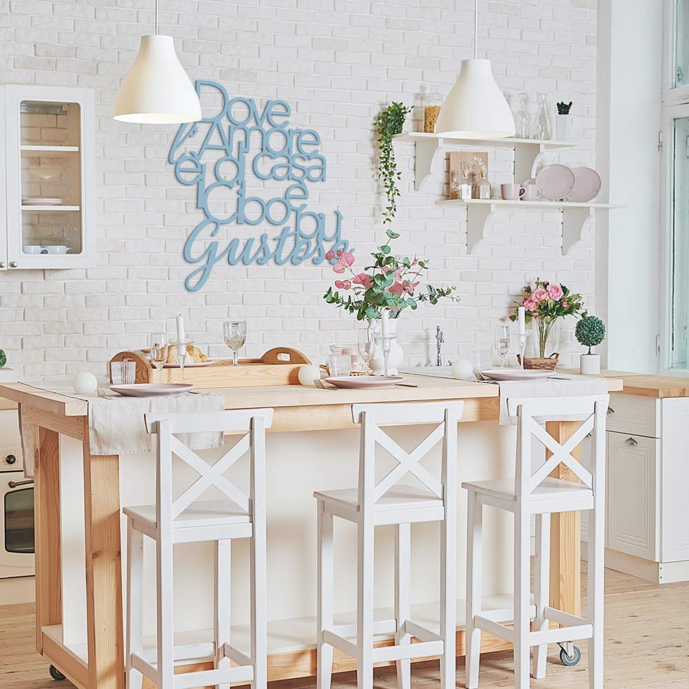 Scritta in legno Food Lovers