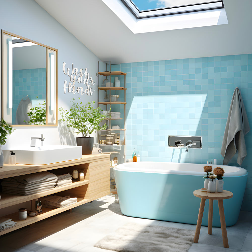 Scritta in Legno Wash your Hands