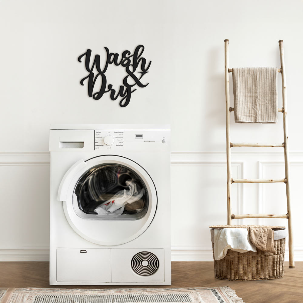 Scritta in Legno Wash & Dry