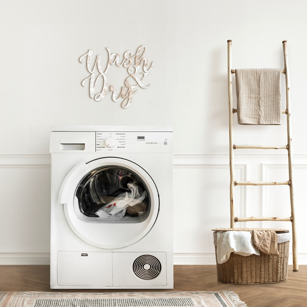 Scritta in Legno Wash & Dry