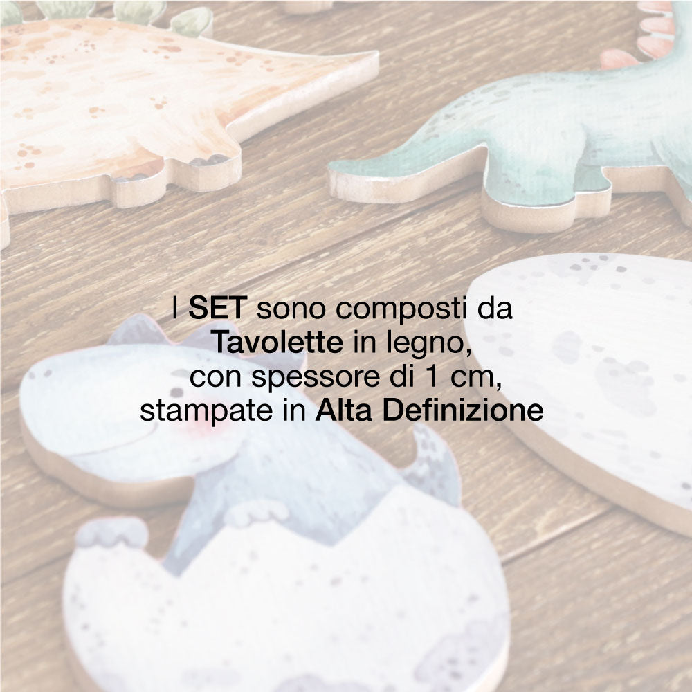 Set di Tavolette Kids Dinosauro