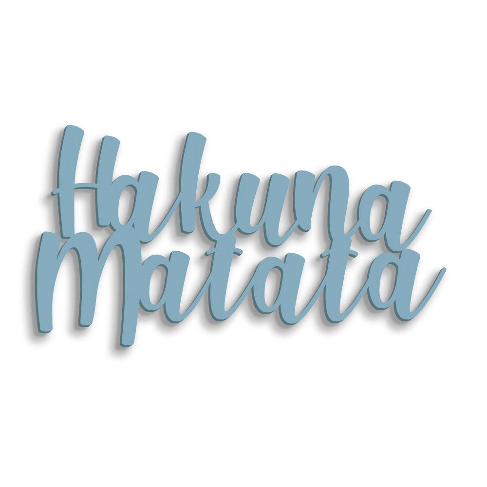 Scritta in Legno Hakuna Matata