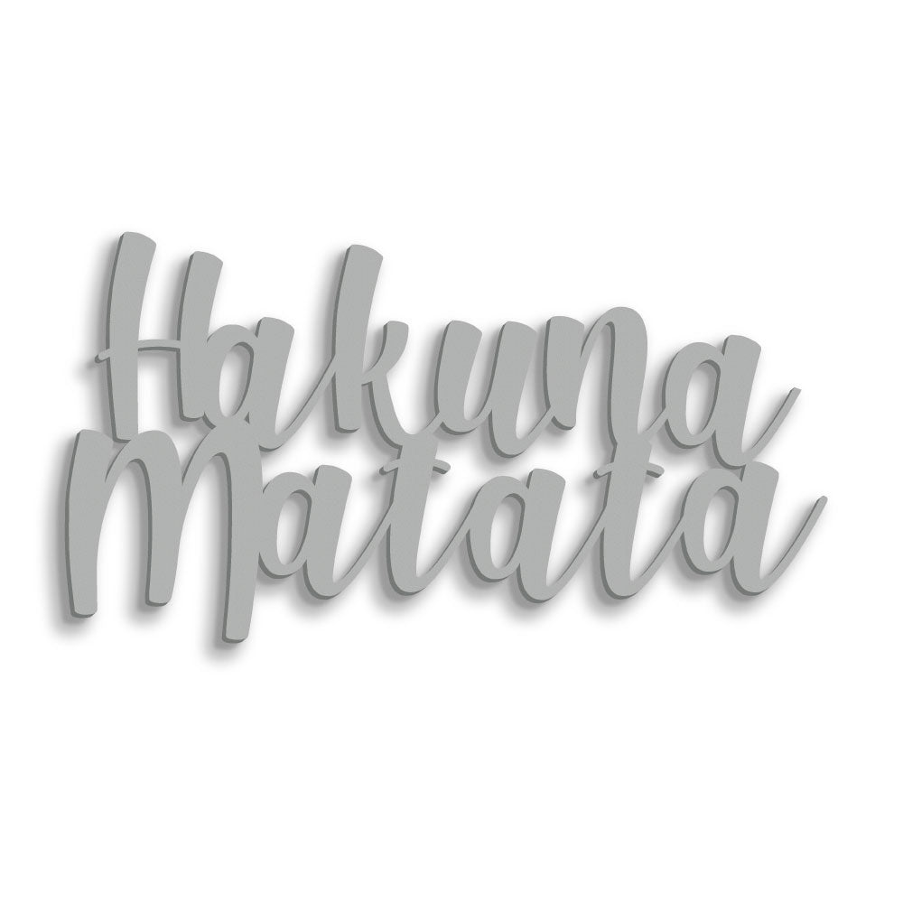 Scritta in Legno Hakuna Matata