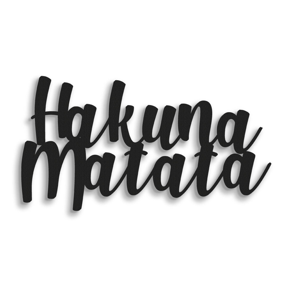 1art1 Zerbino Motivazione Hakuna Matata – 70x50 Cm, In Poliammide, Antiscivolo, Lavabile In Lavatrice