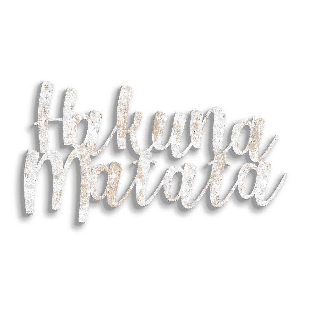 Scritta in Legno Hakuna Matata