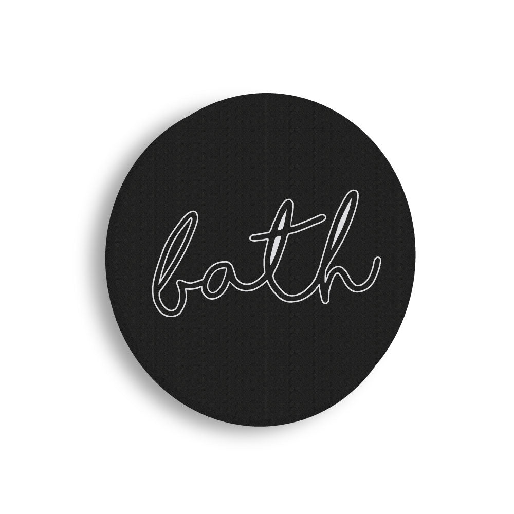 Scritta in Legno Bath