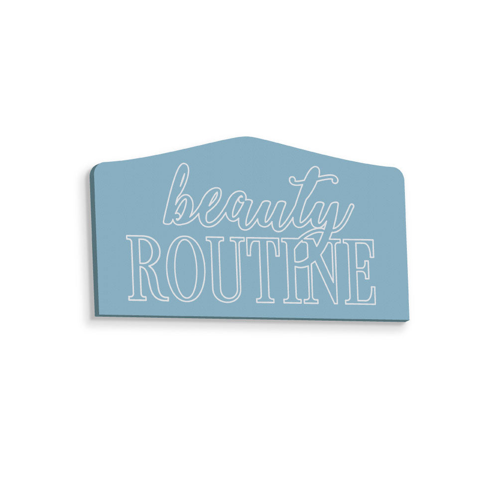 Scritta in Legno Beauty Routine