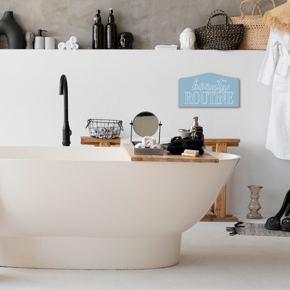 Scritta in Legno Beauty Routine