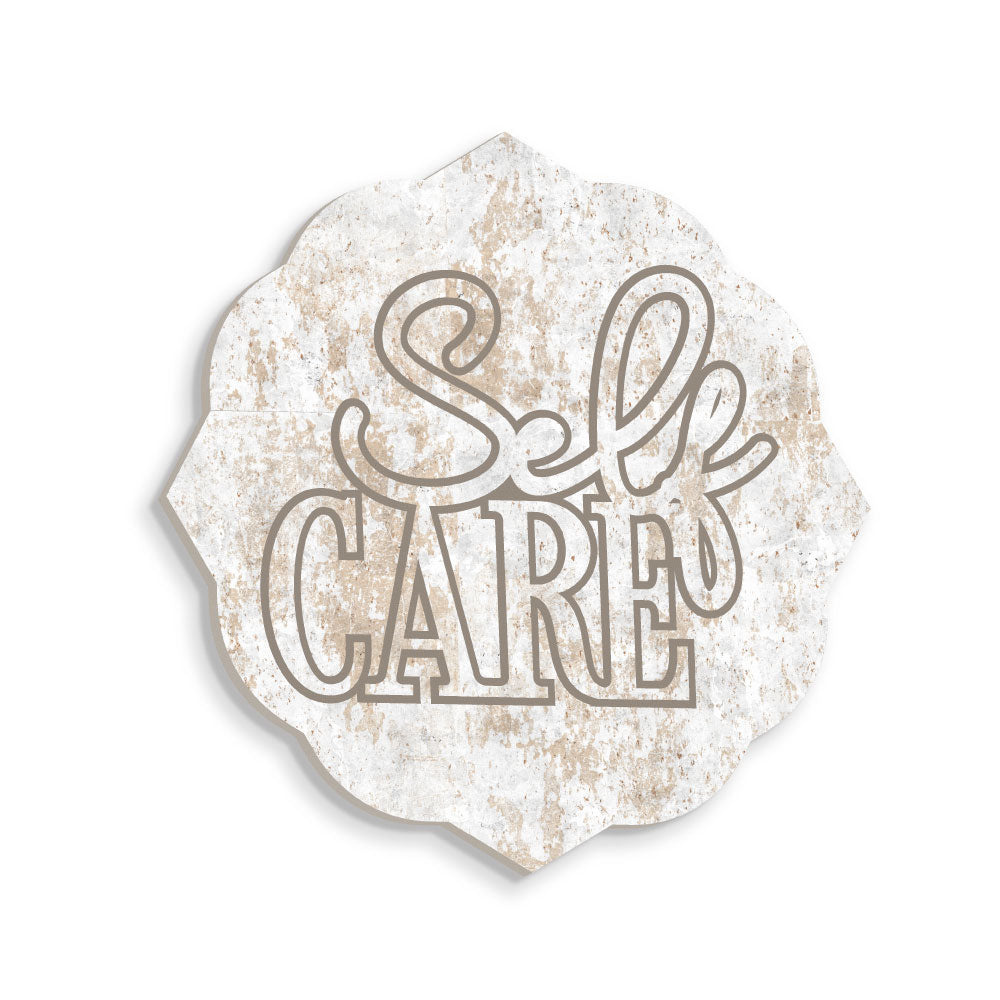 Scritta in Legno Self Care