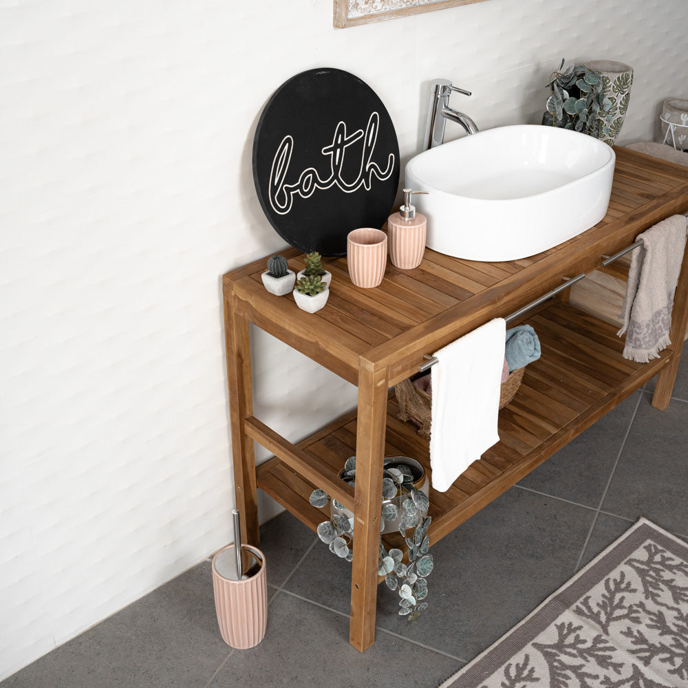 Set 3 pezzi da bagno in ceramica