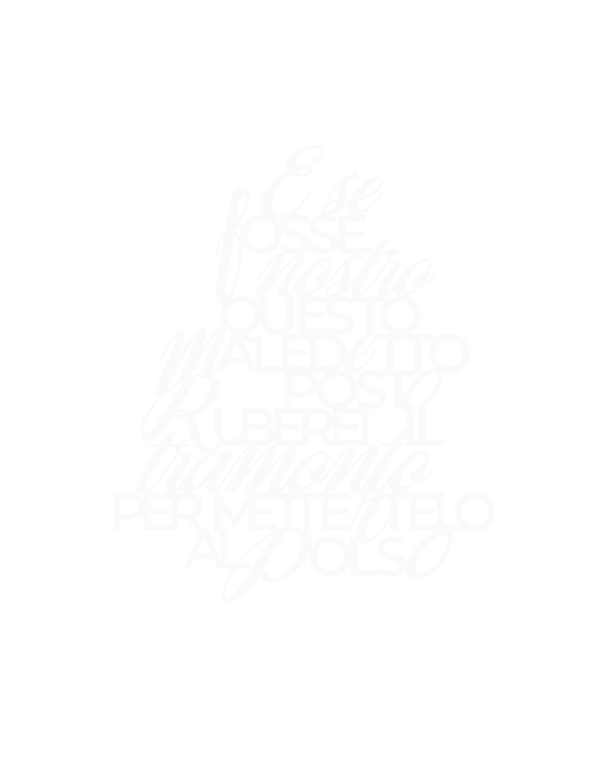 Scritta in legno Comuni Immortali