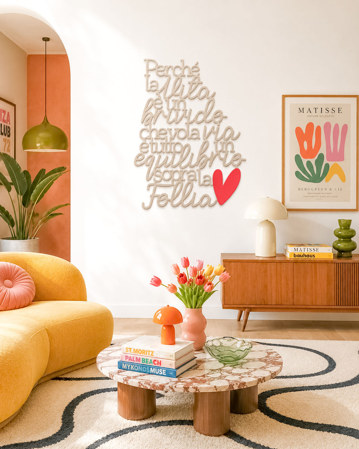 Scritta in legno Sally