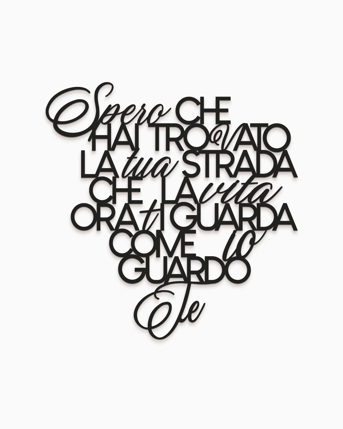 Scritta Romantica