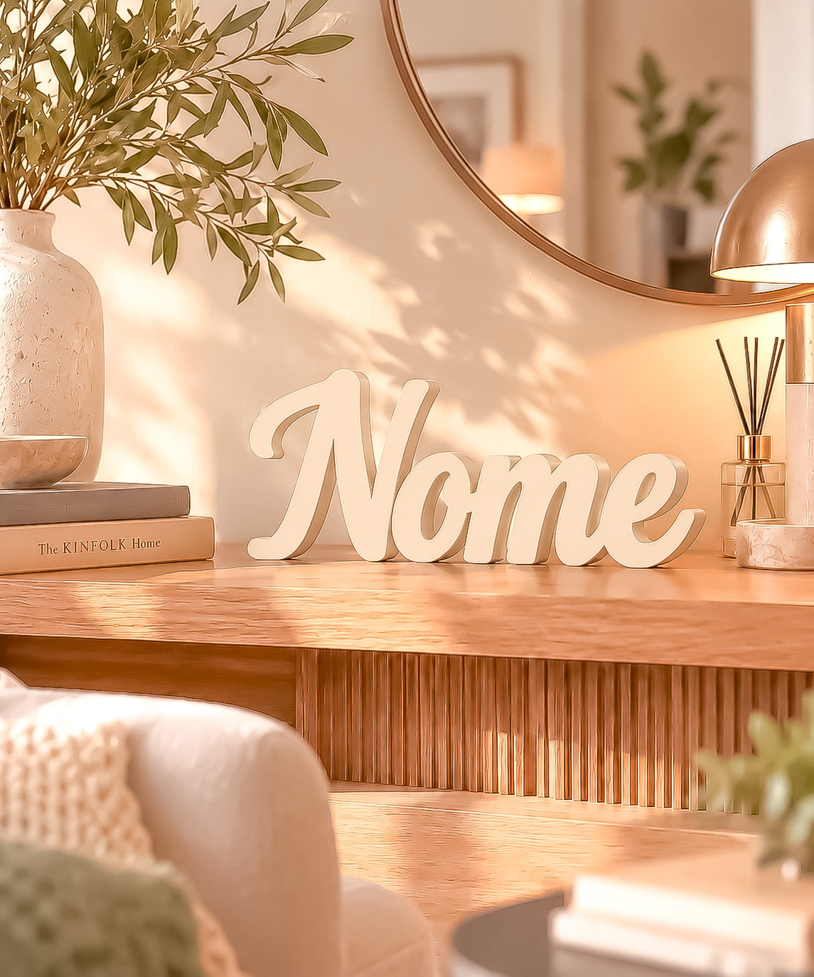 Personalized Name in Wooden Stand
