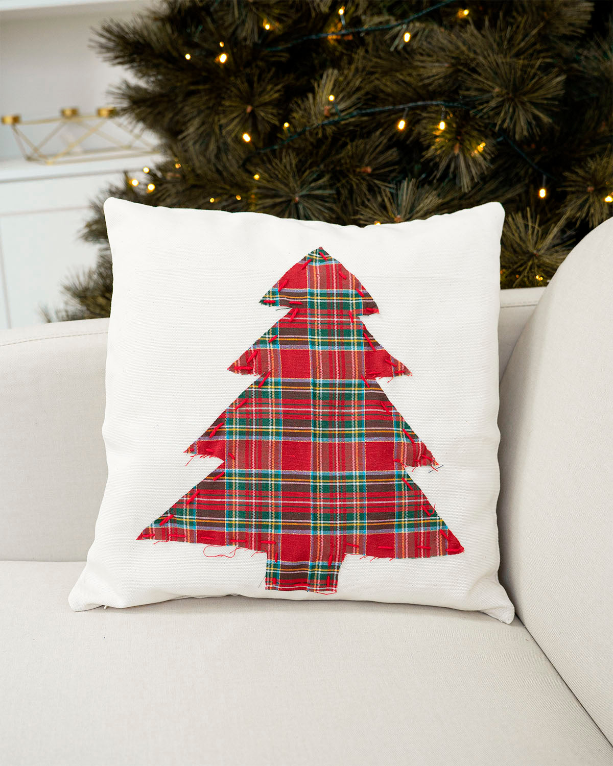 decorazione natalizia cuscino natalizio federa albero di natale - cuscino decorativo