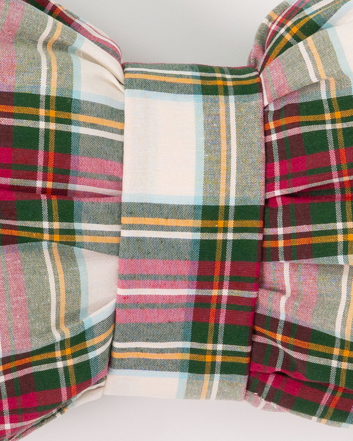 decorazione natalizia cuscino a forma di fiocco