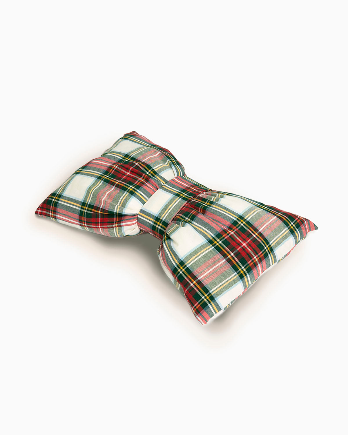 decorazione natalizia cuscino a forma di fiocco