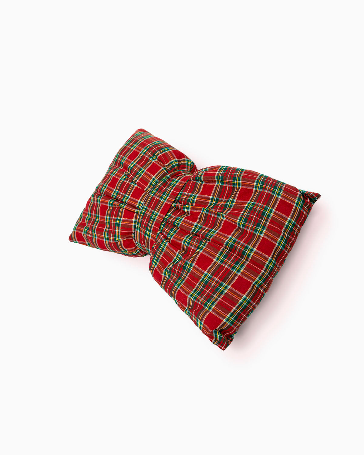 decorazione natalizia cuscino a forma di fiocco