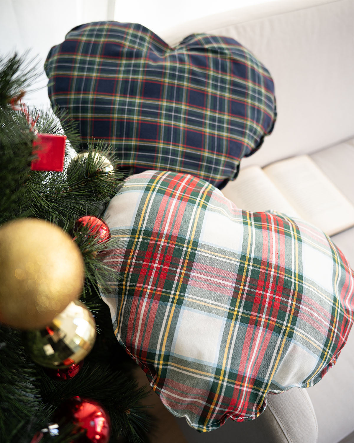 decorazione natalizia cuscino federa natale #colore_bianco