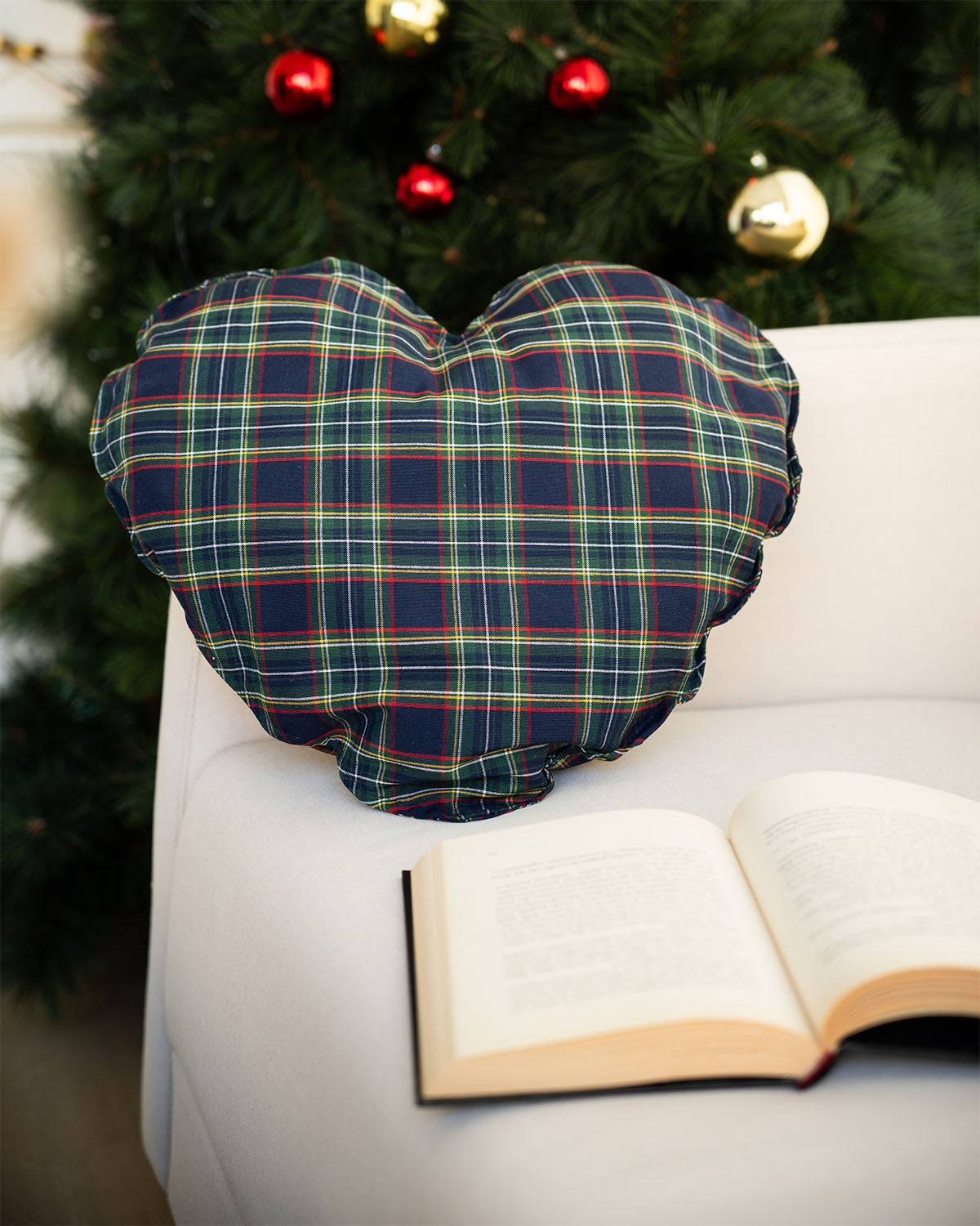 decorazione natalizia cuscino federa natale