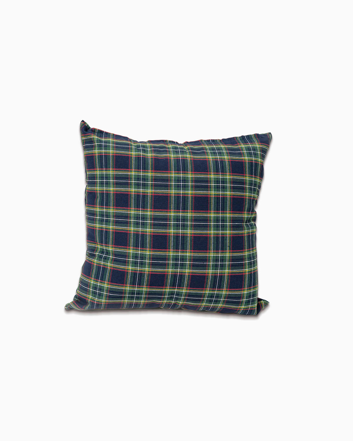 decoraziione natalizia cuscino federa tartan