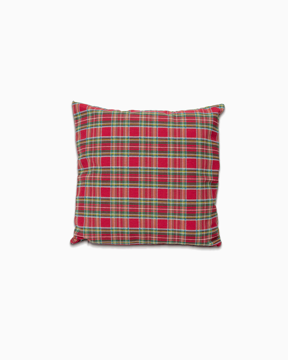 decoraziione natalizia cuscino federa tartan