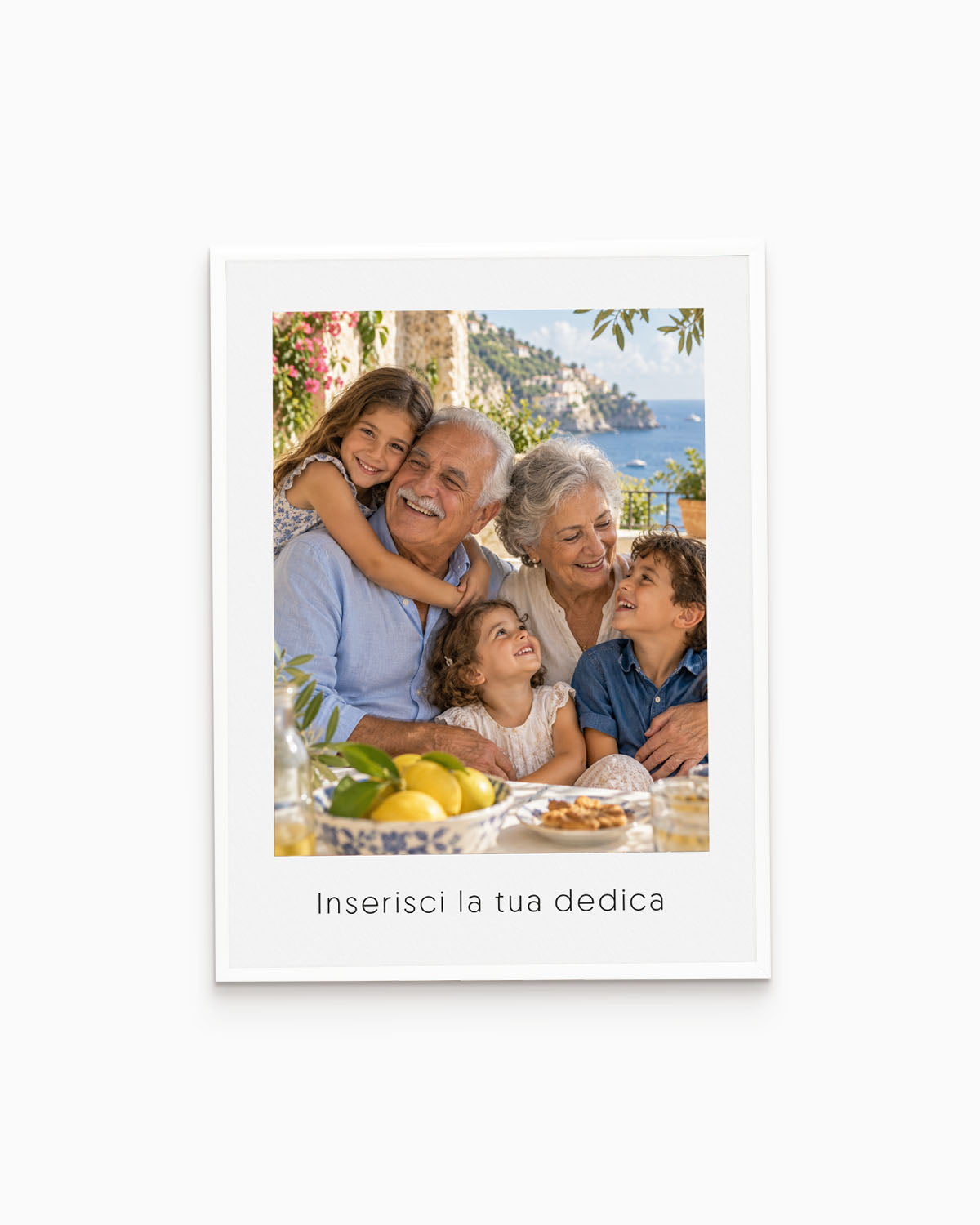 Poster Personalizzato Foto con dedica