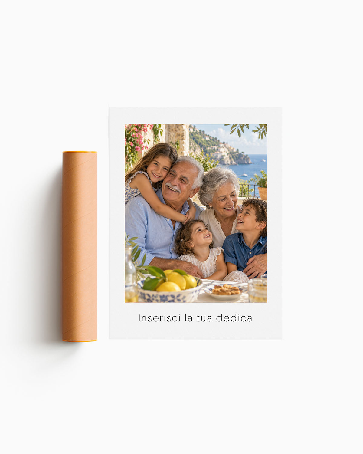 Poster Personalizzato Foto con dedica
