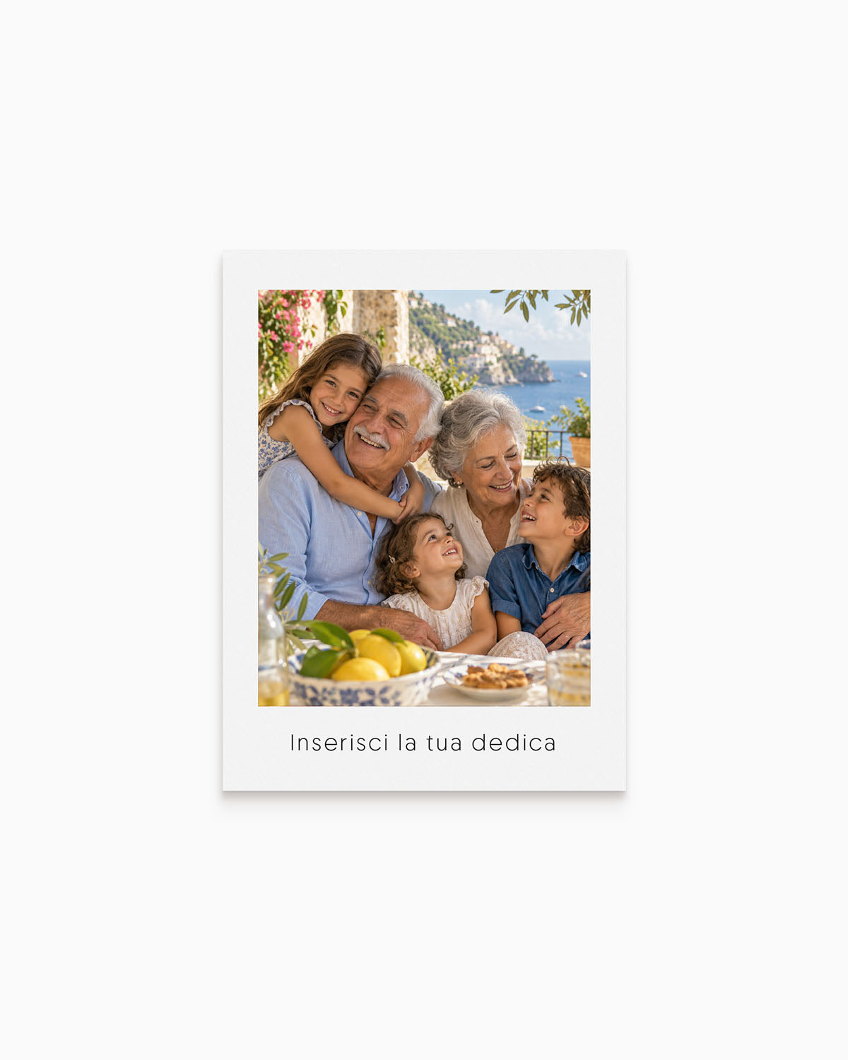 Poster Personalizzato Foto con dedica