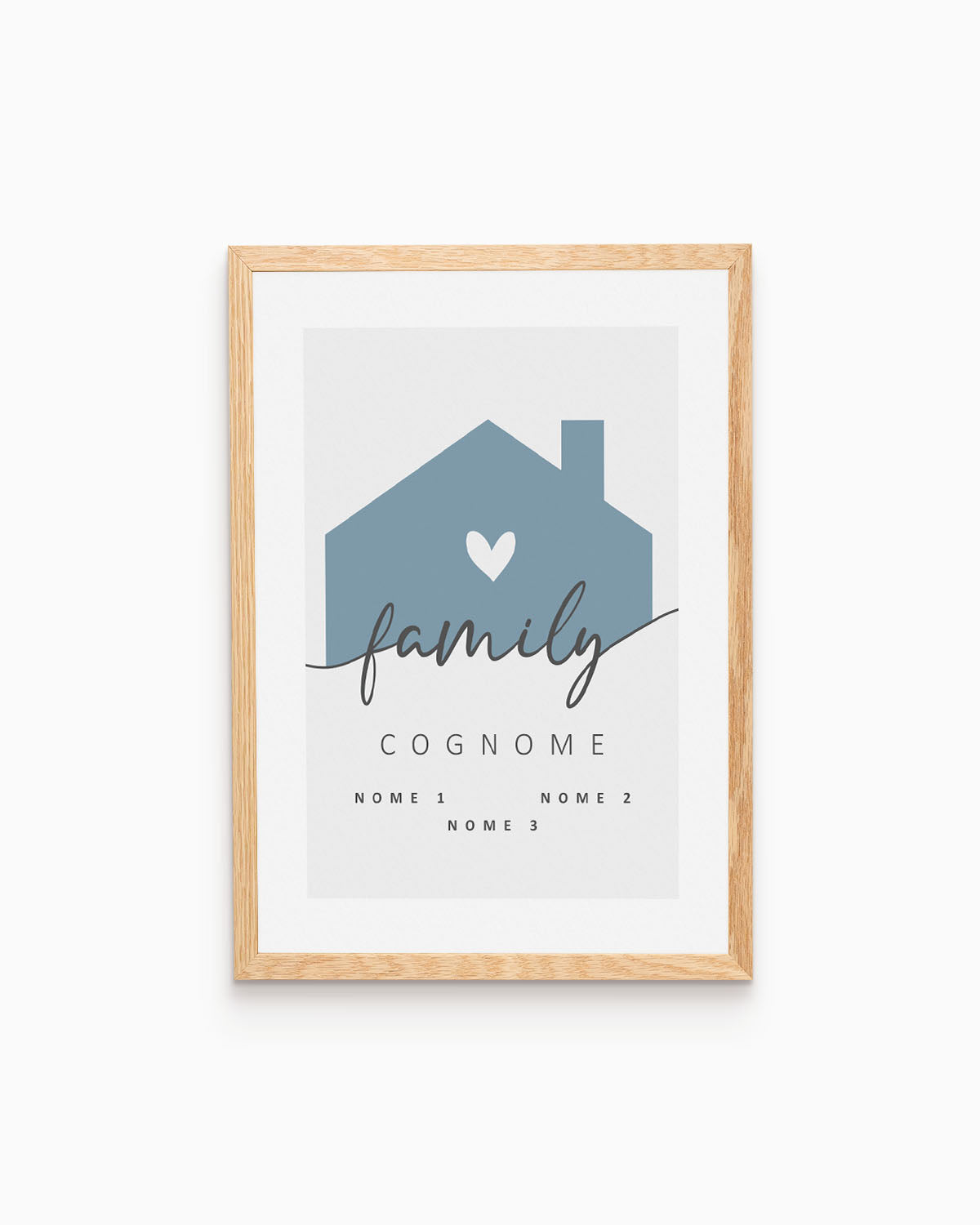Poster Personalizzato Family Home