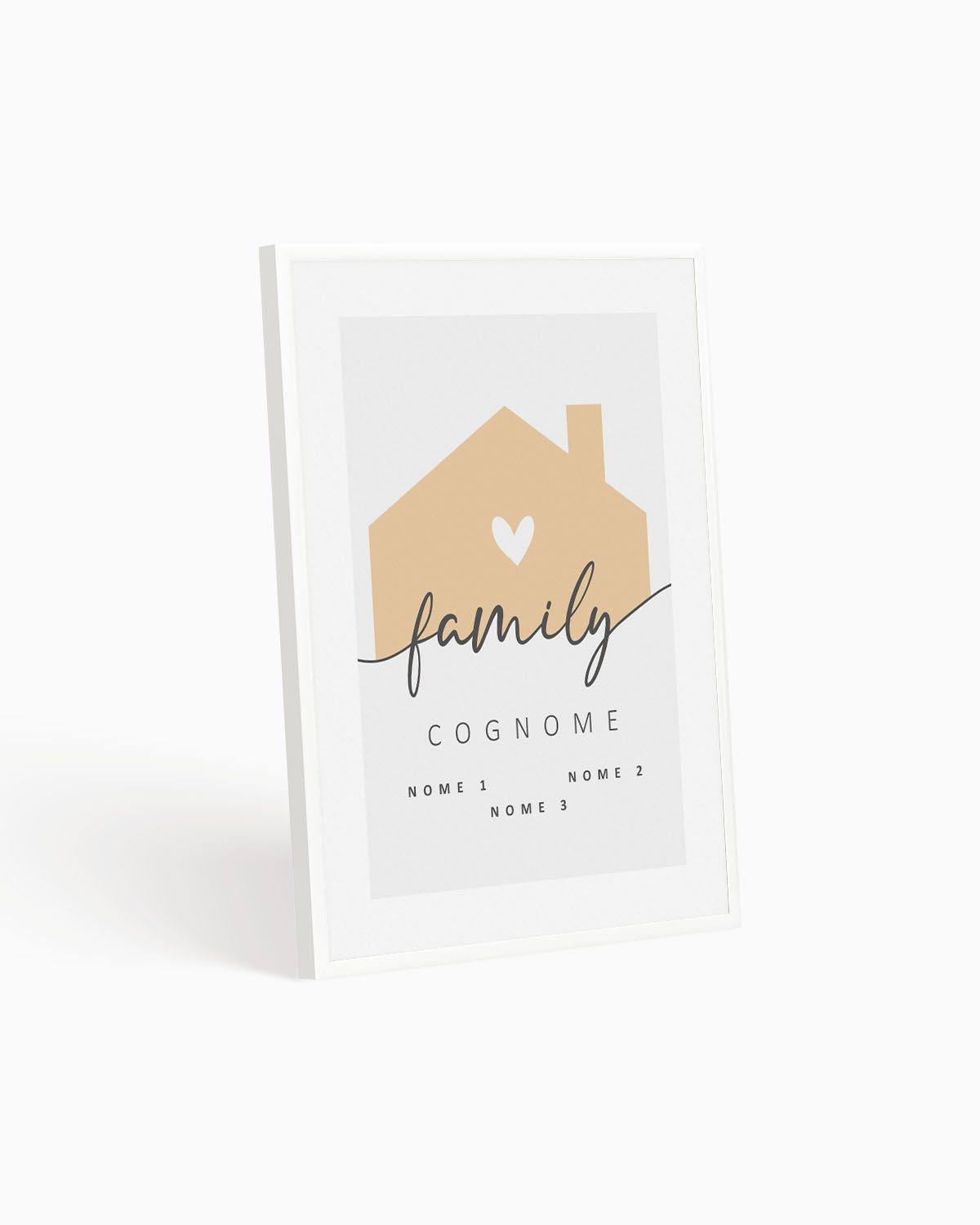 Poster Personalizzato Family Home