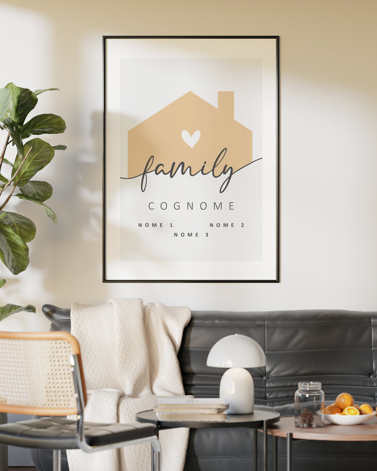 Poster Personalizzato Family Home
