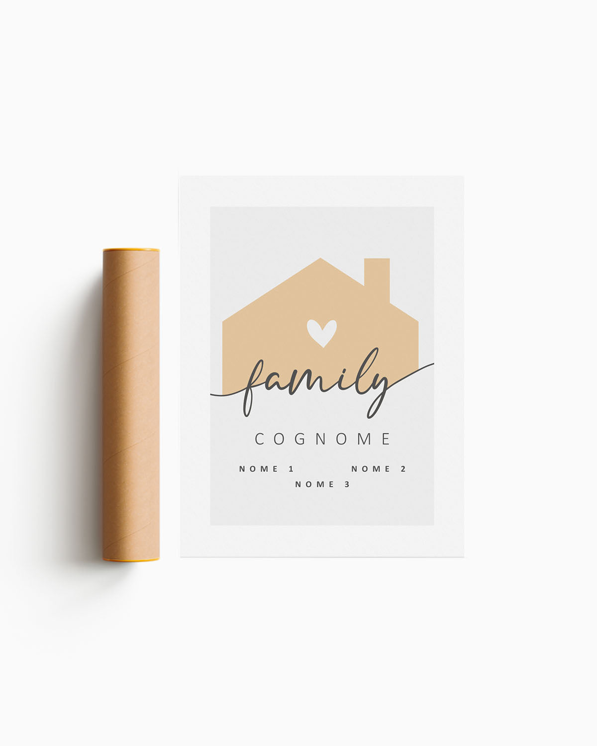 Poster Personalizzato Family Home