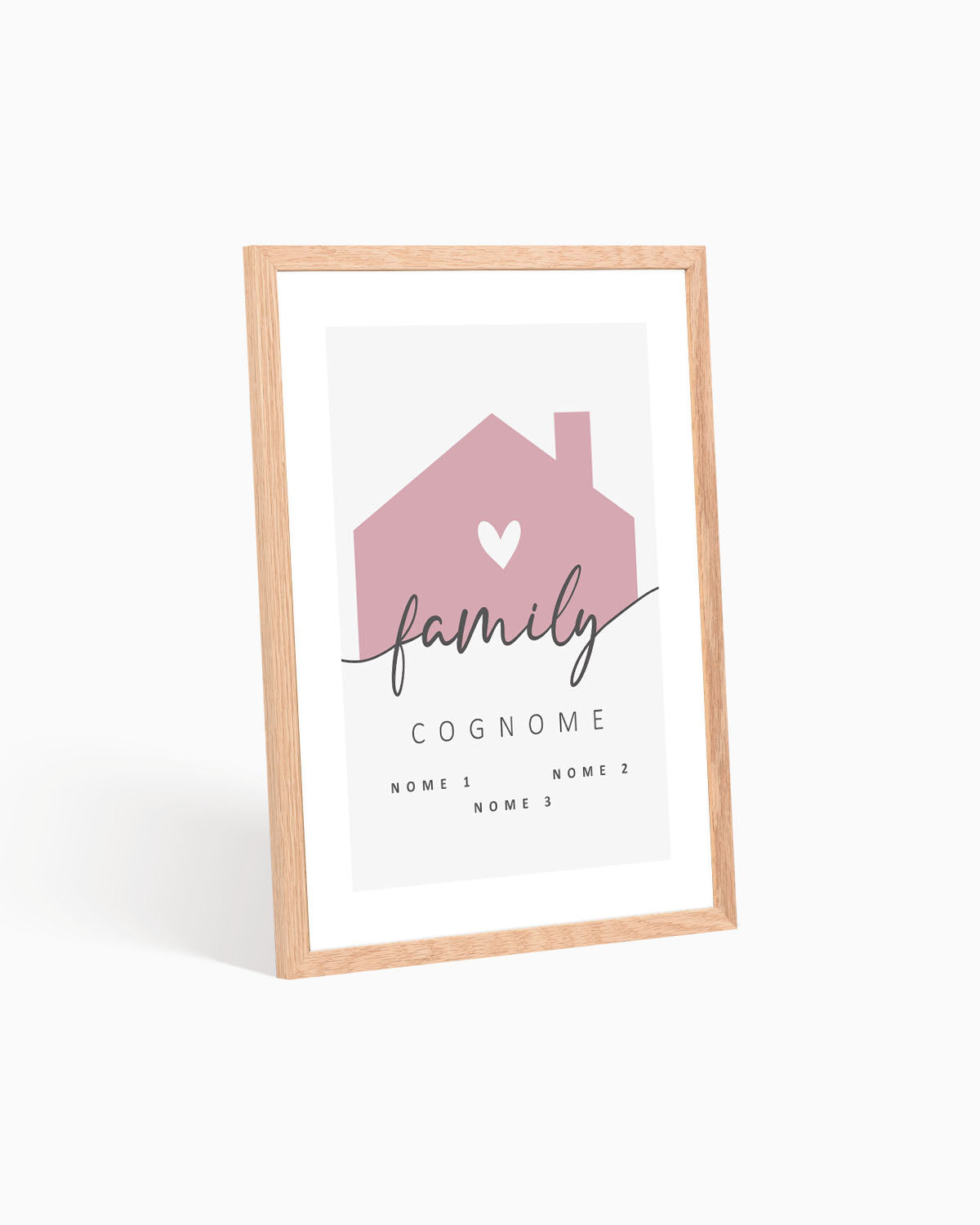 Poster Personalizzato Family Home