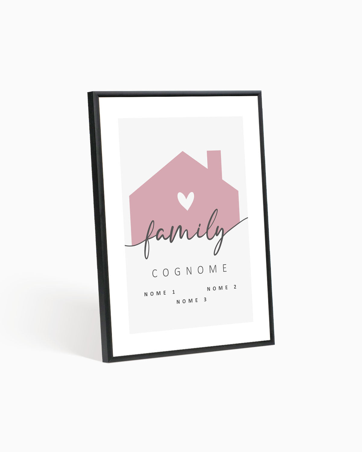 Poster Personalizzato Family Home
